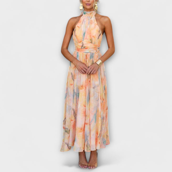 Milan | Maxi Dress with Watercolor Print