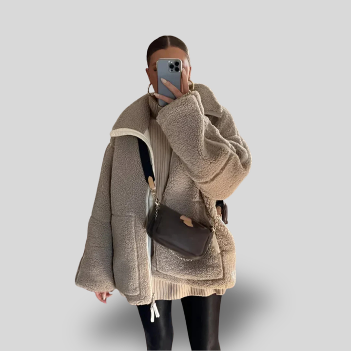 Eliette | Ultra Plush Zip-Up Teddy Jacket