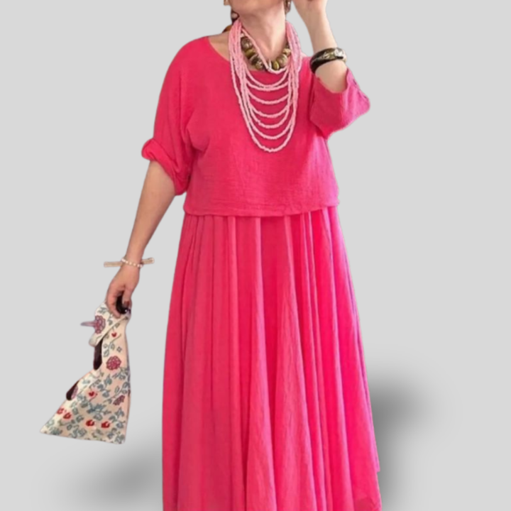 Solène | Boho 2-Piece Maxi Set