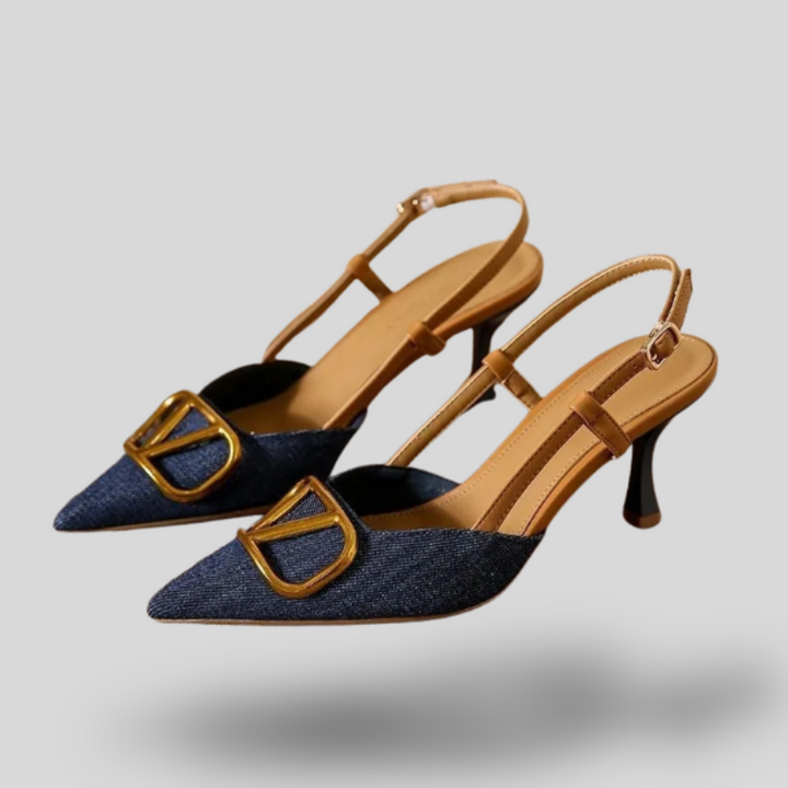 Delphine | Slingback Heels