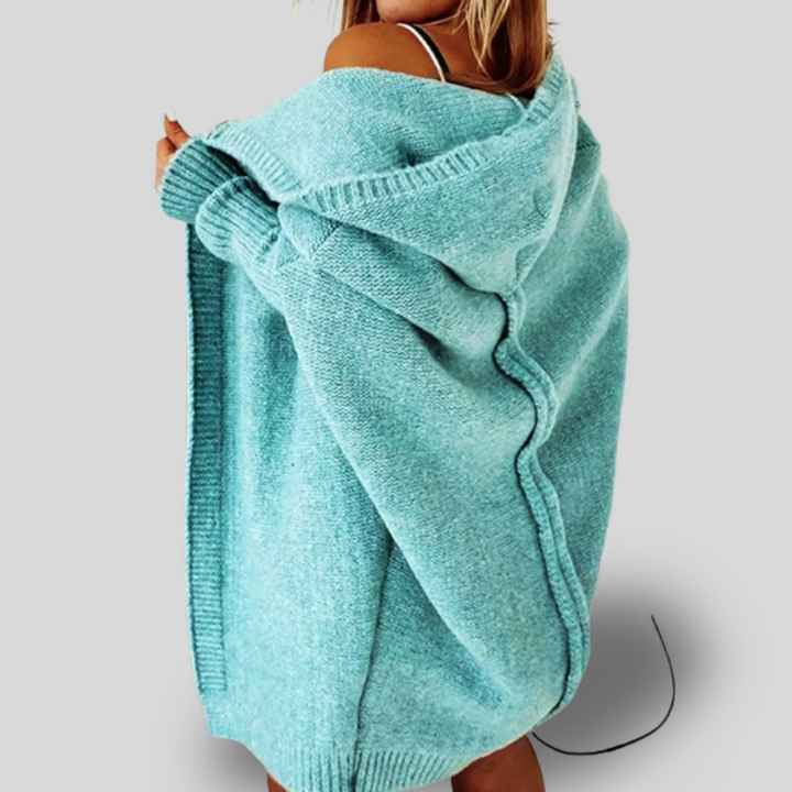 Mira  | Knit Hooded Cardigan