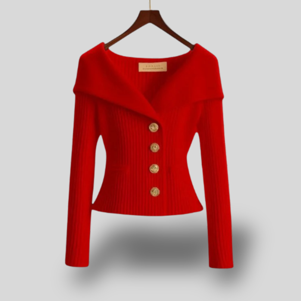 Luna | Off-Shoulder Knit Cardigan