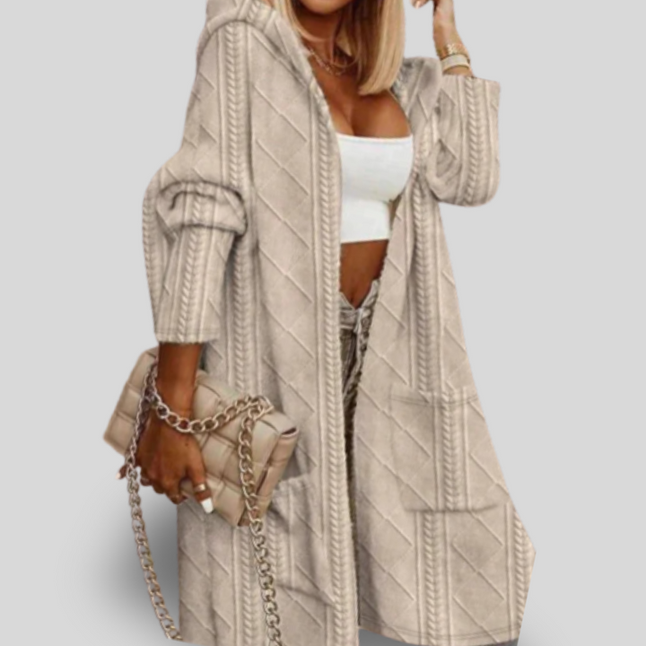 Marie | Long Hooded Cardigan