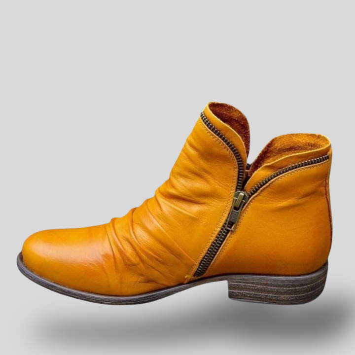 Elena | Vintage Soft Leather Ankle Boots