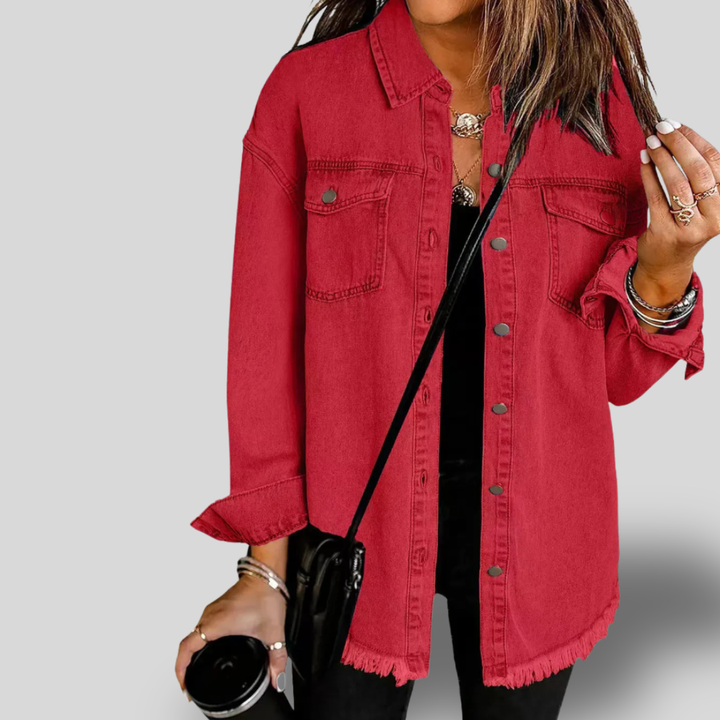 Riley | Oversized Denim Shirt Jacket