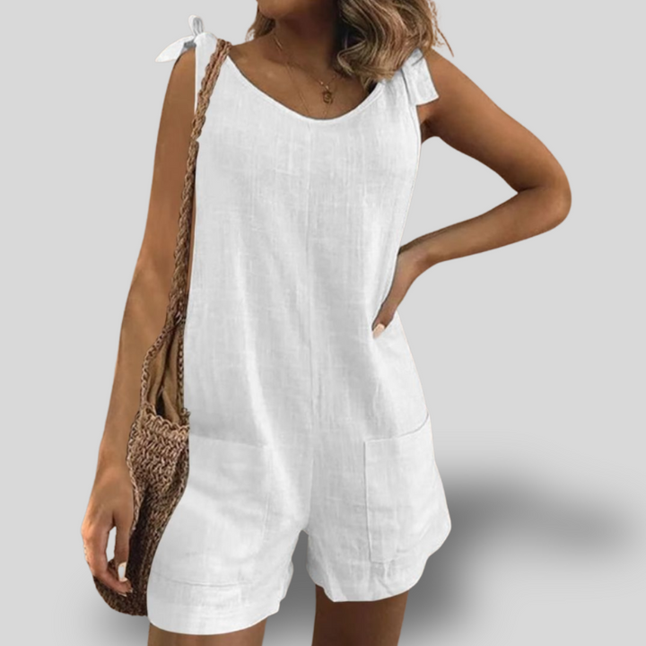 Rhea | Tie-Strap Romper