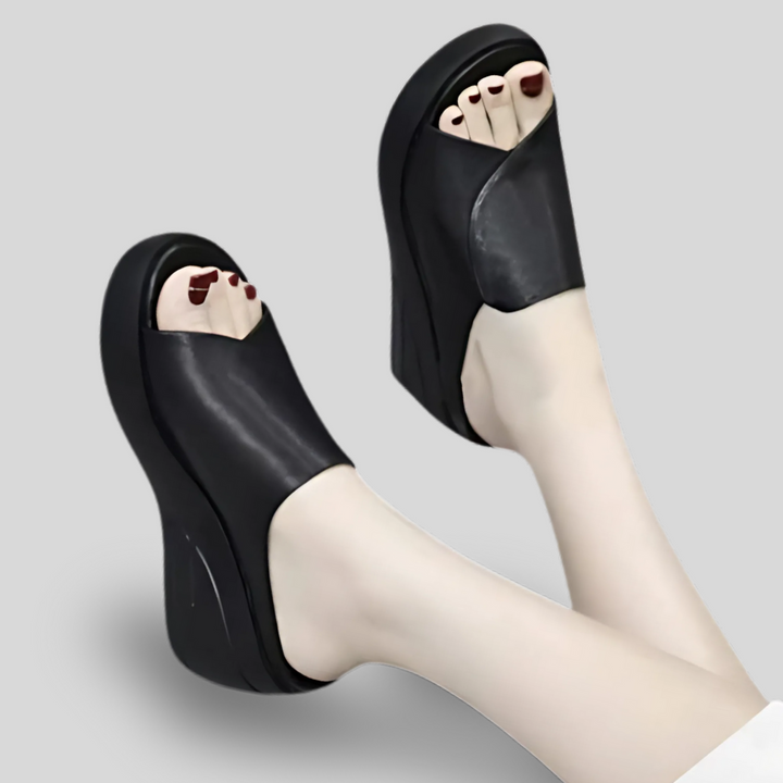 Nava | Wedge Slide Sandals