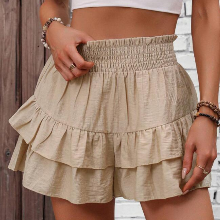 Bree | Tiered Ruffle Shorts
