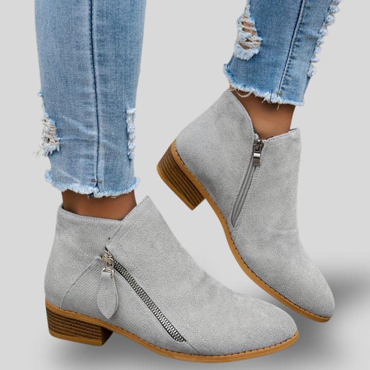 Harper | Everyday Zip-Up Ankle Boots