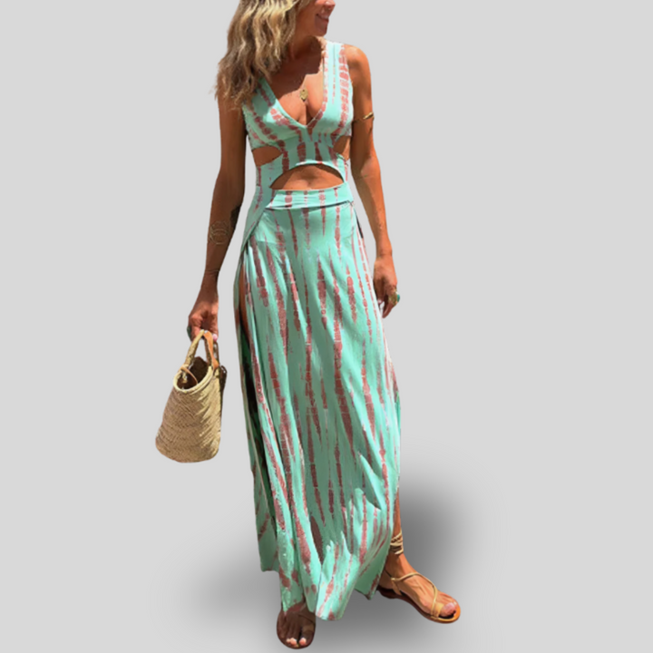 Isla | Cut-Out Boho Maxi Dress