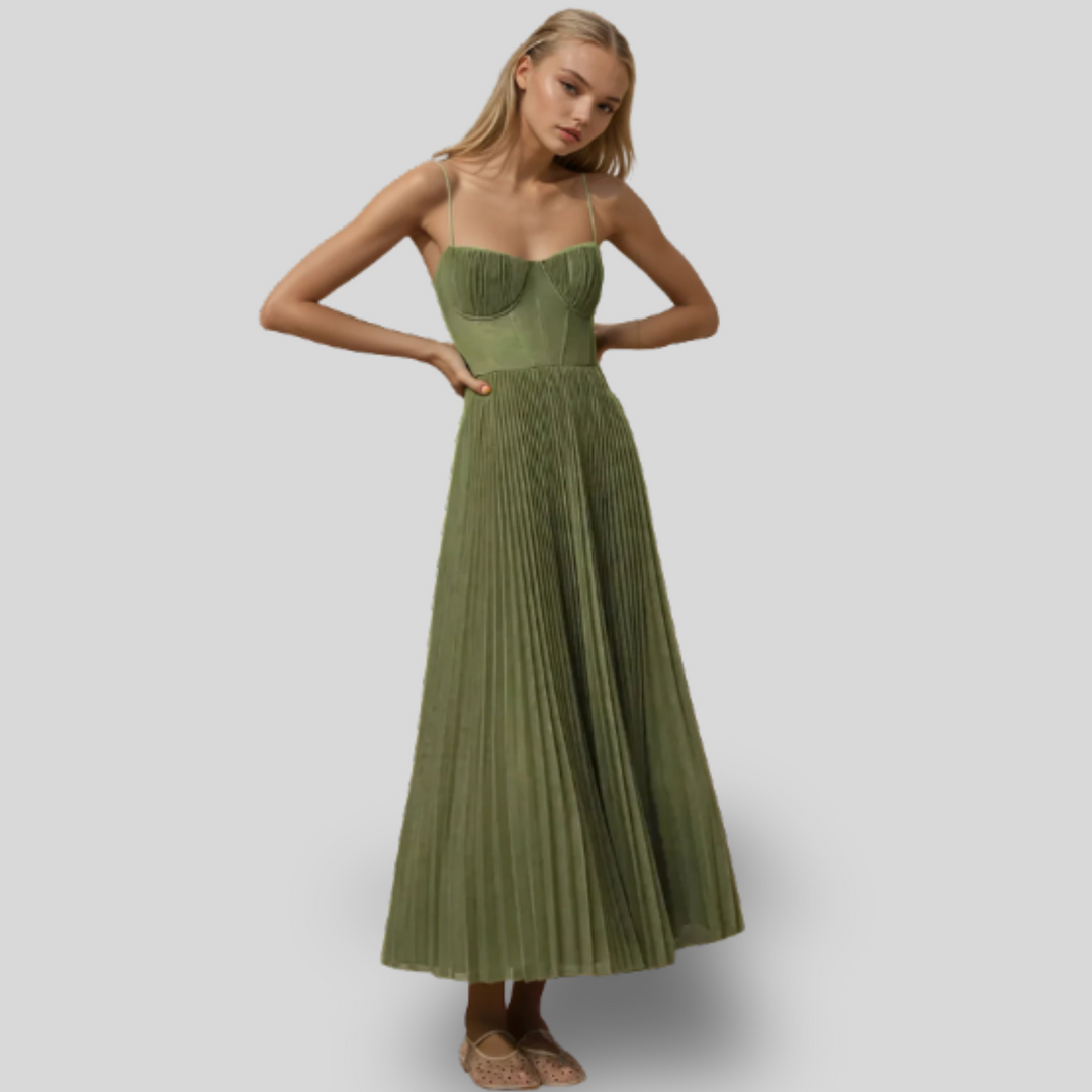 Veronica | Verde Maxi Dress