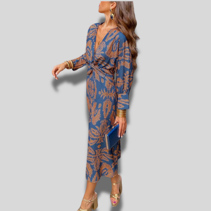 Leya | Elegant Printed Dress