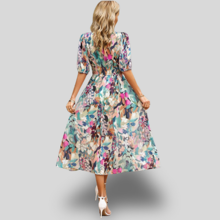 Aria | Elegant Midi Dress