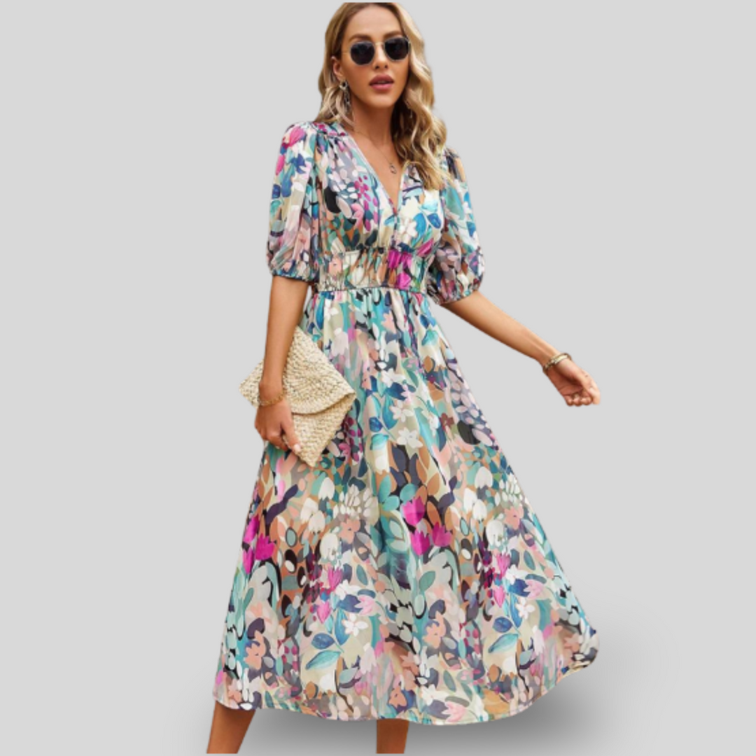 Aria | Elegant Midi Dress