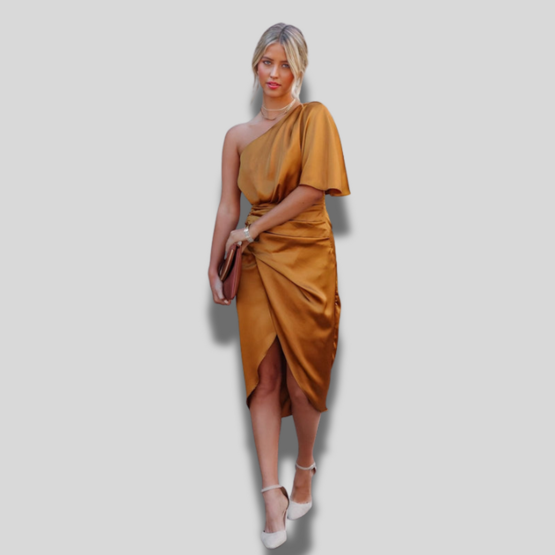 Alora | Elegant Asymmetrical Dress