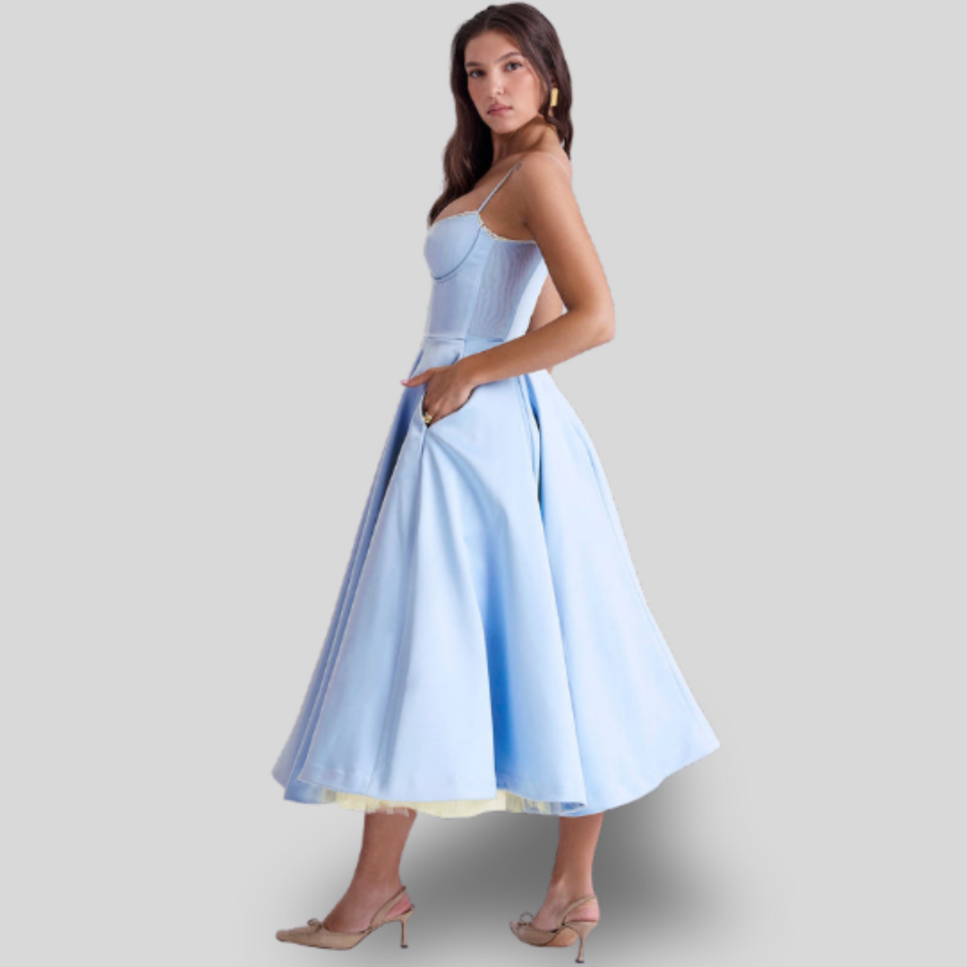 Cindy | Tulle Midi Dress