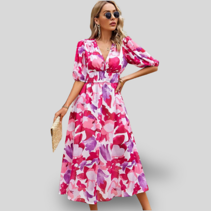 Aria | Elegant Midi Dress