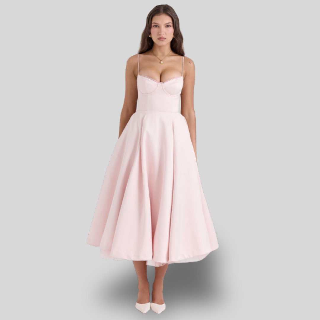Cindy | Tulle Midi Dress
