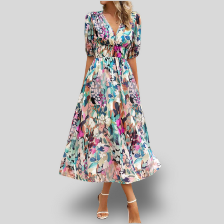 Aria | Elegant Midi Dress
