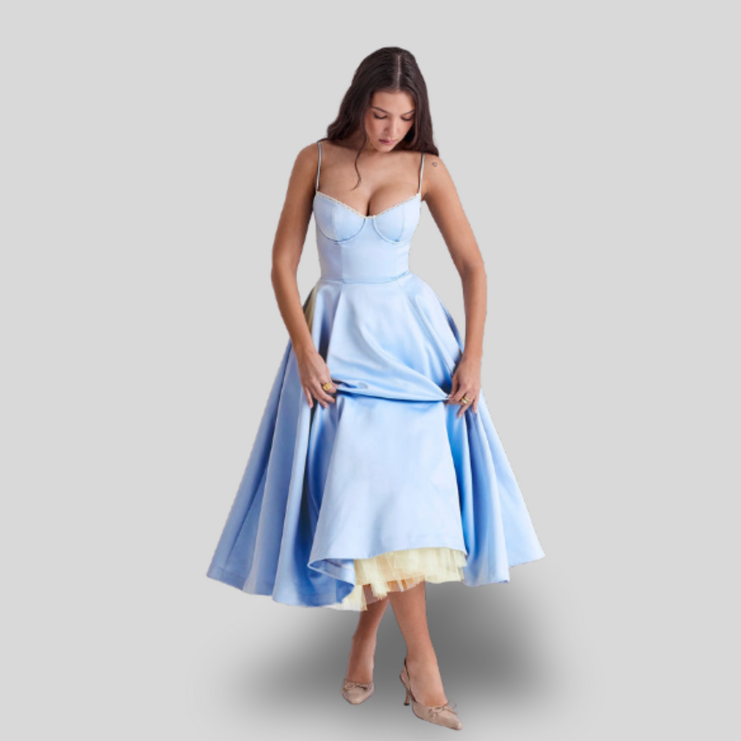 Cindy | Tulle Midi Dress