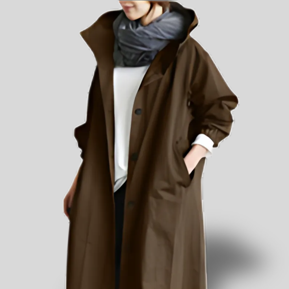 Daniela | Oversized Hooded Trench Coat