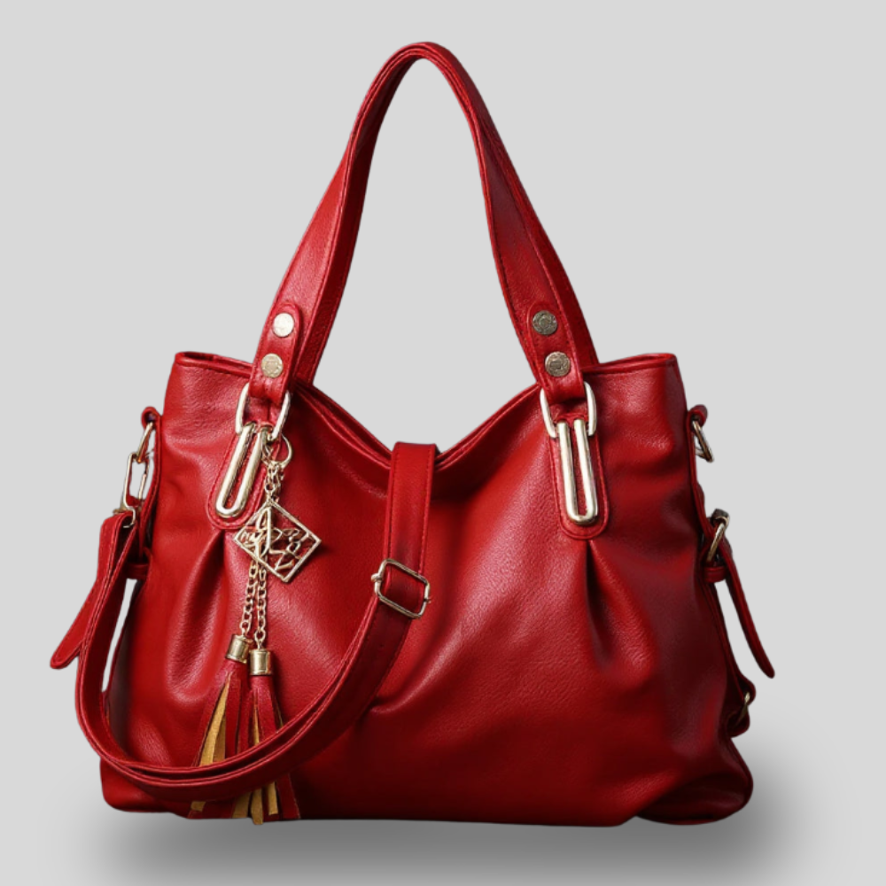 Isella | Soft-Touch Tassel Handbag