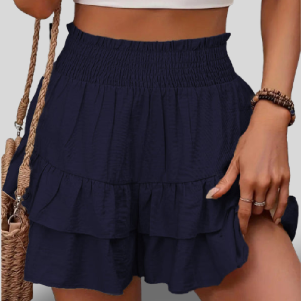 Bree | Tiered Ruffle Shorts