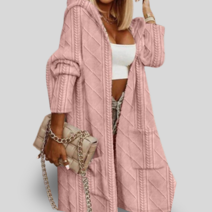 Marie | Long Hooded Cardigan