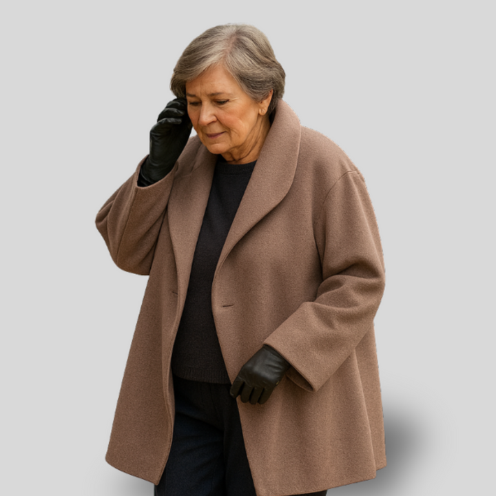 Maeve | Windproof Short Coat with Relaxed Silhouette