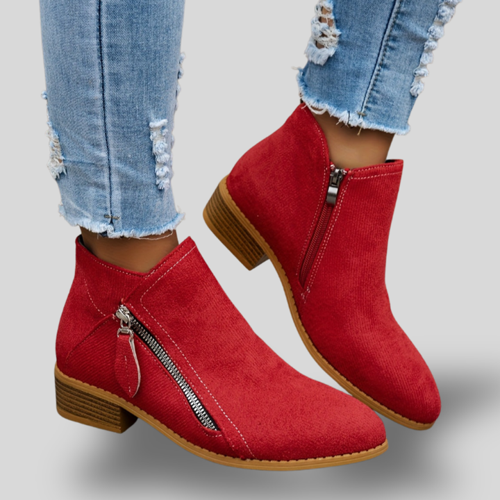 Harper | Everyday Zip-Up Ankle Boots