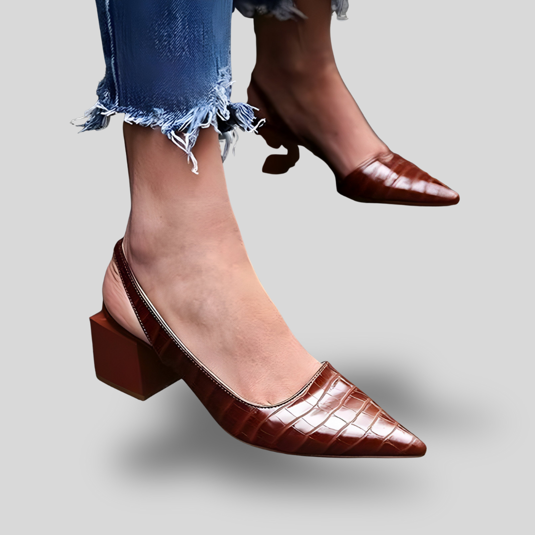 Margot | Sleek Slingback Pointed Heels