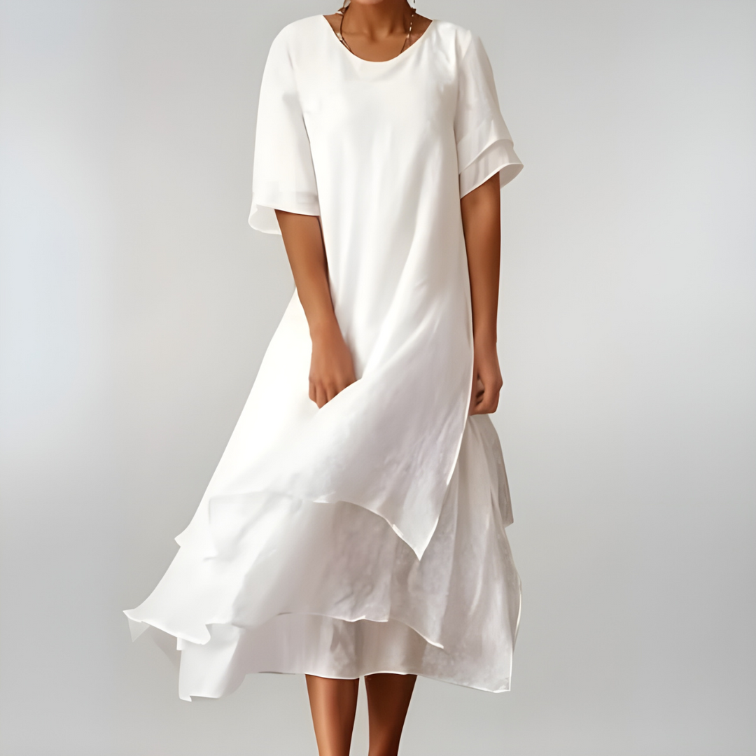 Agnes | Lightweight & Elegant Long Cotton Dress