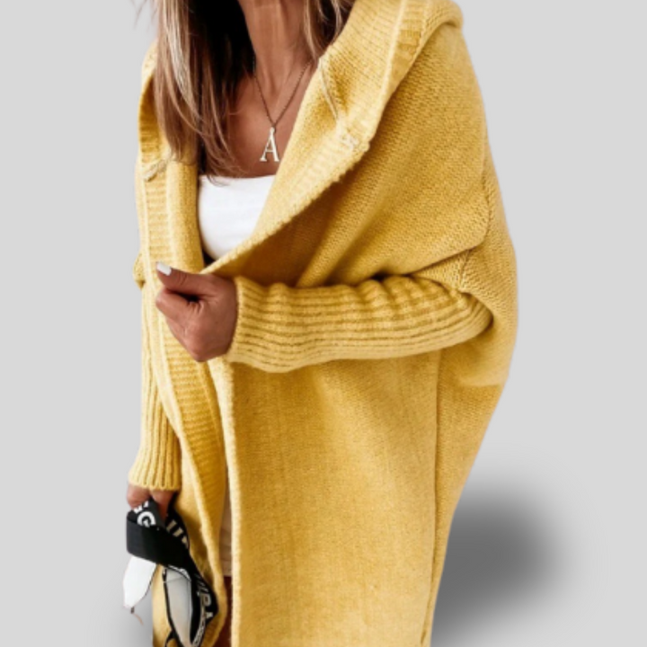 Mira  | Knit Hooded Cardigan
