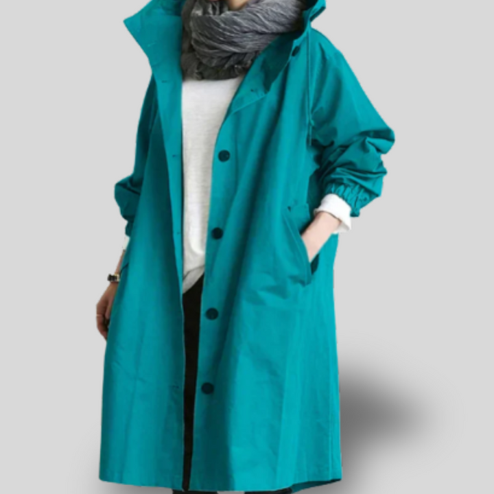 Daniela | Oversized Hooded Trench Coat