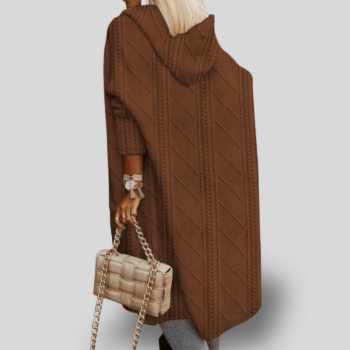 Marie | Long Hooded Cardigan