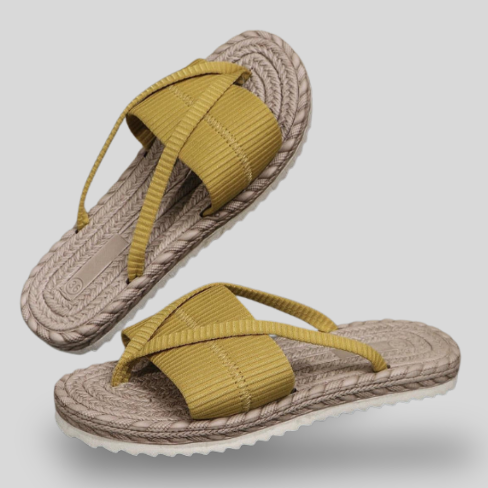 Isla | Woven Slide Sandals