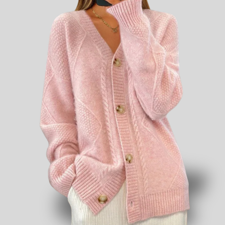 Camille | Cozy Button-Up Knit Cardigan