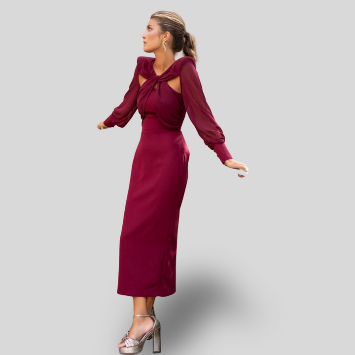 Carrie | Elegant Midi Dress