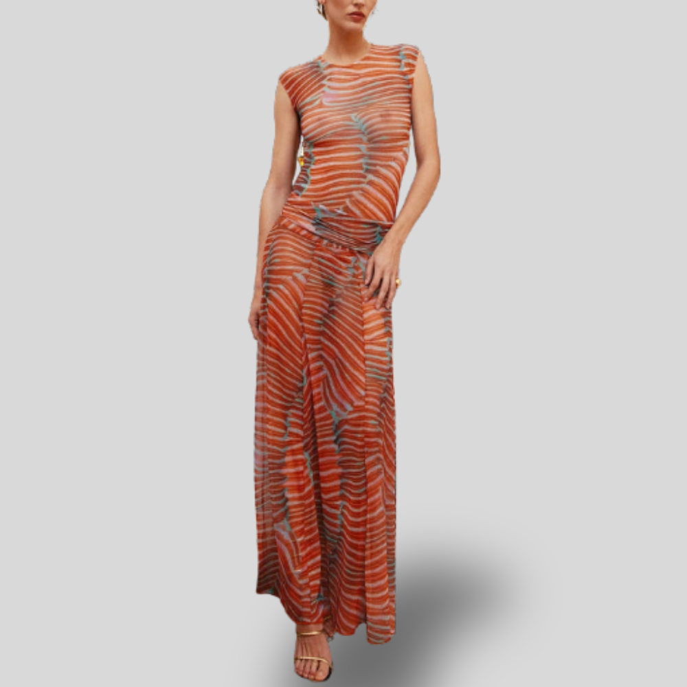 Leira | Ripple Mesh Two-Piece Set