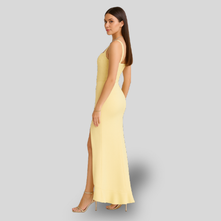 Ruffle | Cascade Midi Dress
