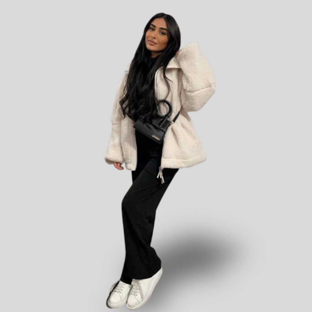 Eliette | Ultra Plush Zip-Up Teddy Jacket