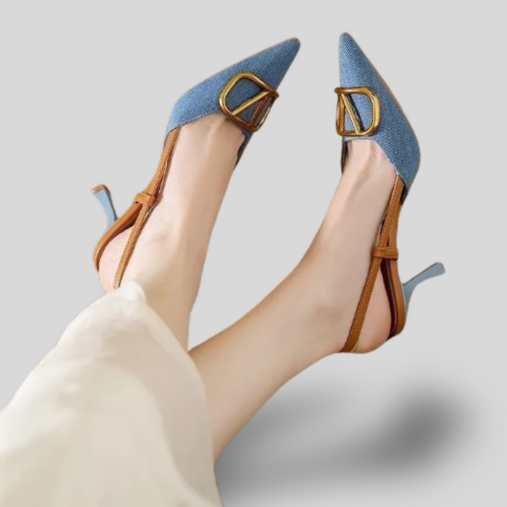 Delphine | Slingback Heels