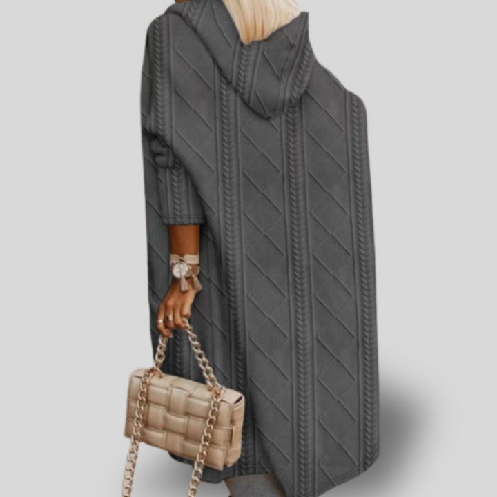 Marie | Long Hooded Cardigan