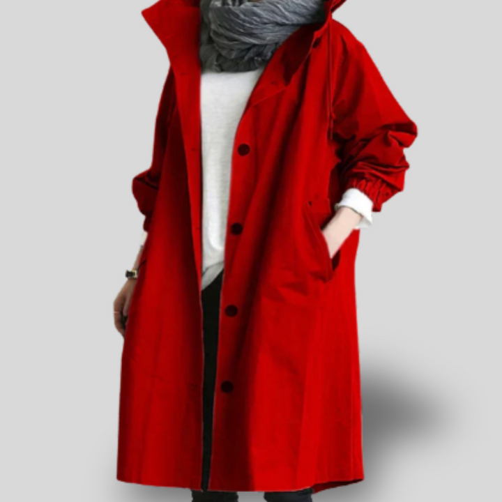 Daniela | Oversized Hooded Trench Coat