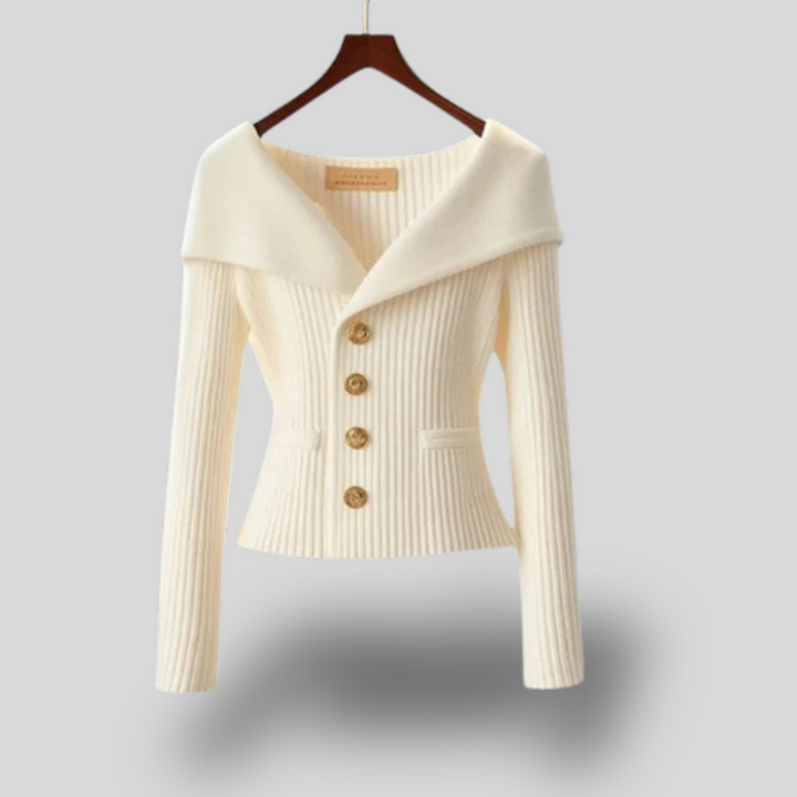 Luna | Off-Shoulder Knit Cardigan