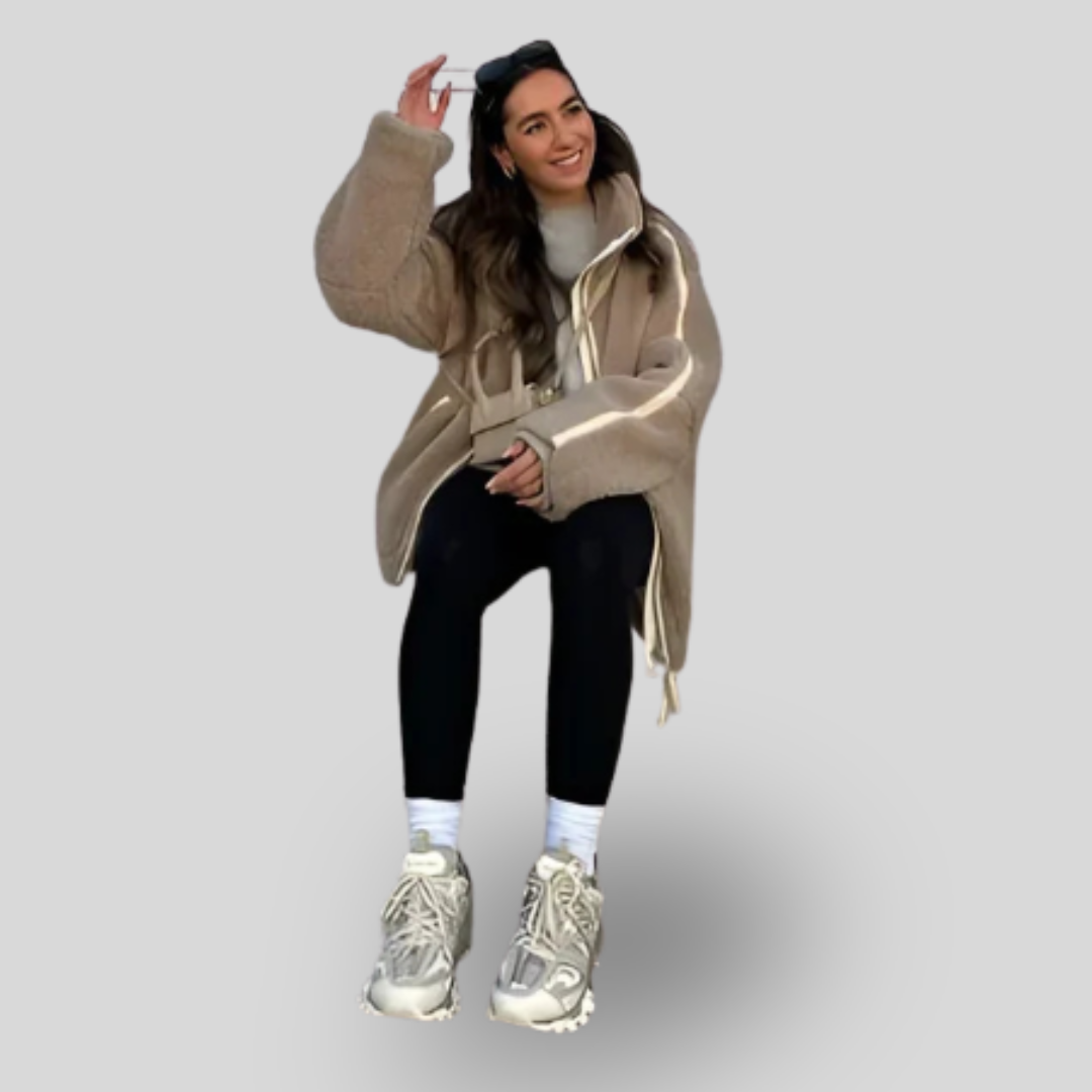 Eliette | Ultra Plush Zip-Up Teddy Jacket