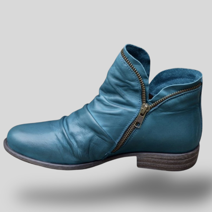 Elena | Vintage Soft Leather Ankle Boots