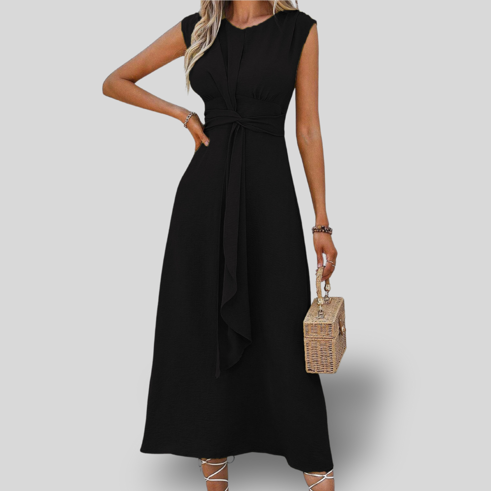 Danessa | Elegant Belted Midi Dress