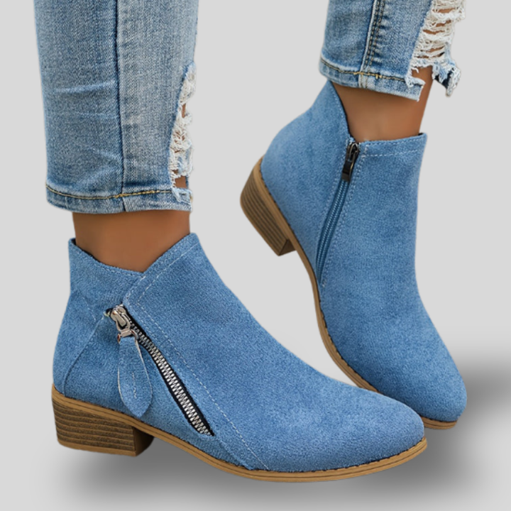 Harper | Everyday Zip-Up Ankle Boots