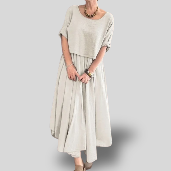 Solène | Boho 2-Piece Maxi Set